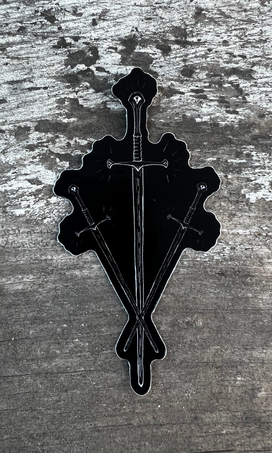 Image of 3 OF SWORDS STICKER