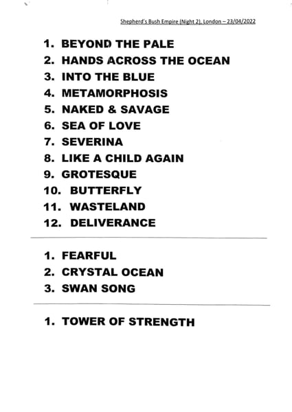 Image of The Mission - Déjà Vu - Live at Shepherds Bush Empire - Deluxe 4CD Photobook.