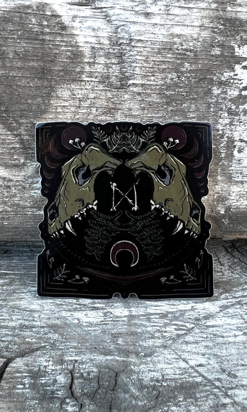 Image of WOLF FERN COLOR STICKER