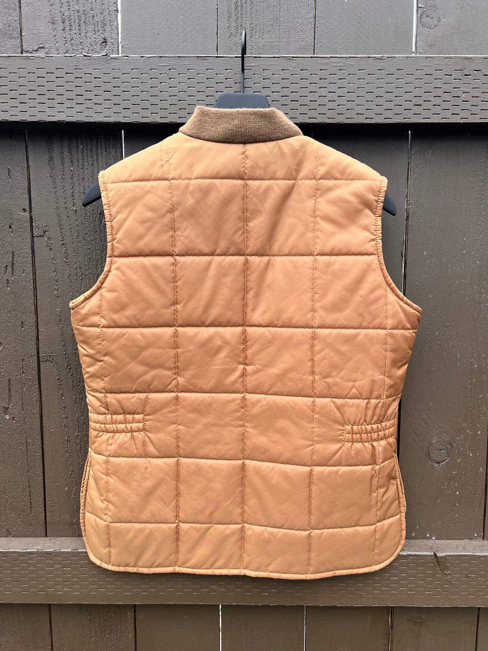 Vintage JCP Western Apparel Brown Puffy Vest (S)