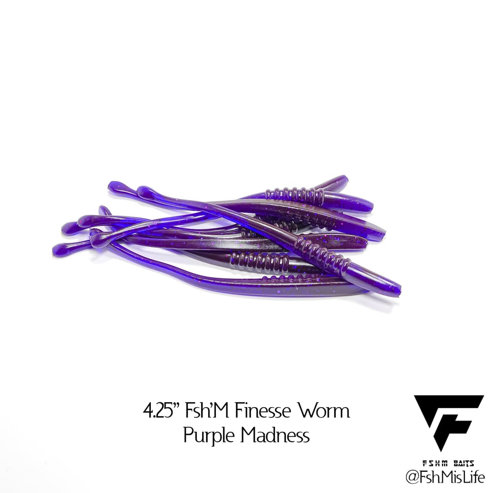 4.25" Fsh'M Finesse Worm