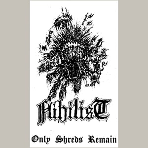 Image of Nihilist " Only Shreds Remain "  Banner /  Flag / Tapestry