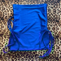 Image 1 of *:・Ruched Crop ☆ Royal Blue ੈ✩‧₊˚