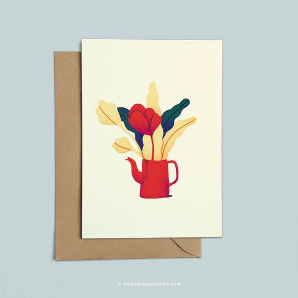 Image of Watering can card