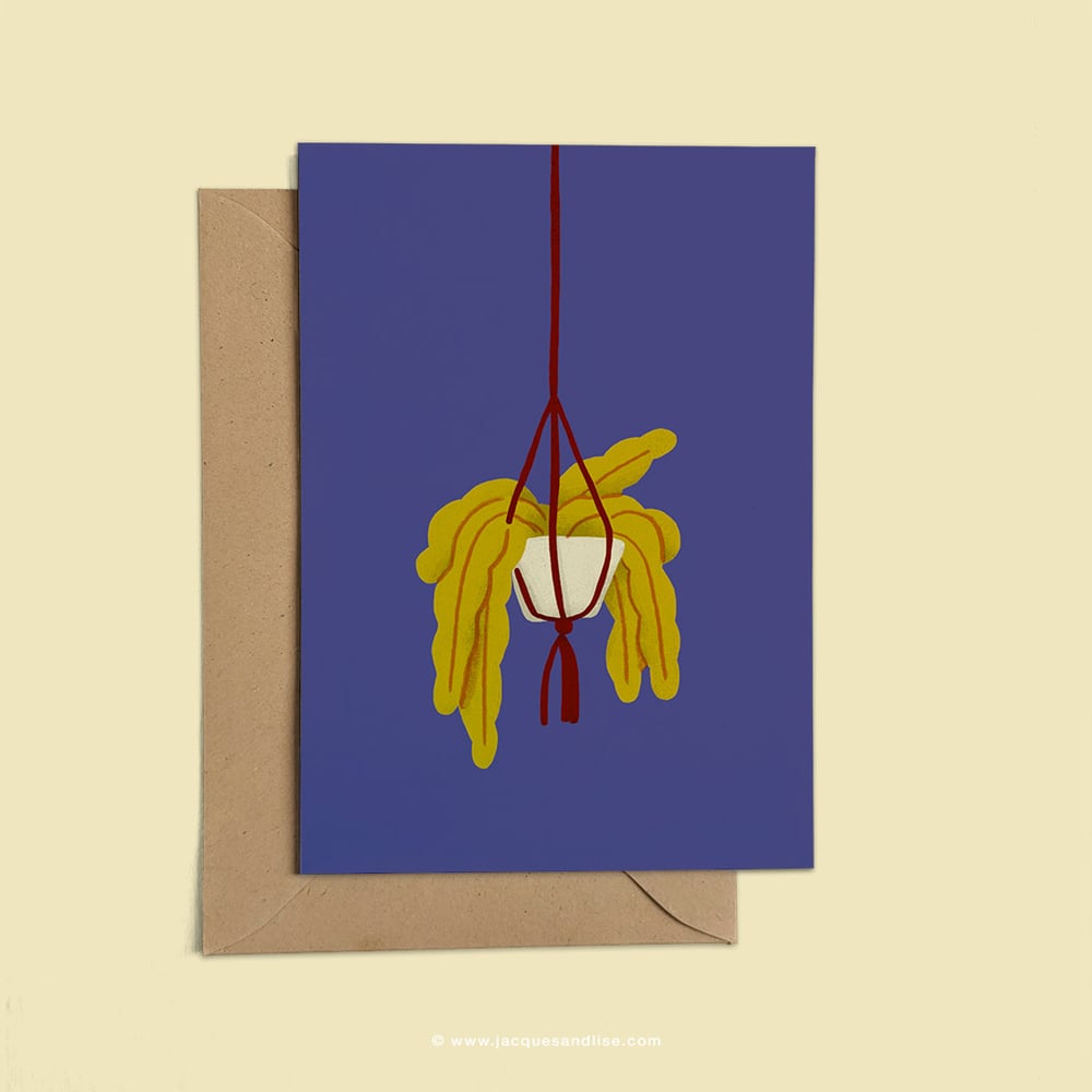 Image of Hanging plant card