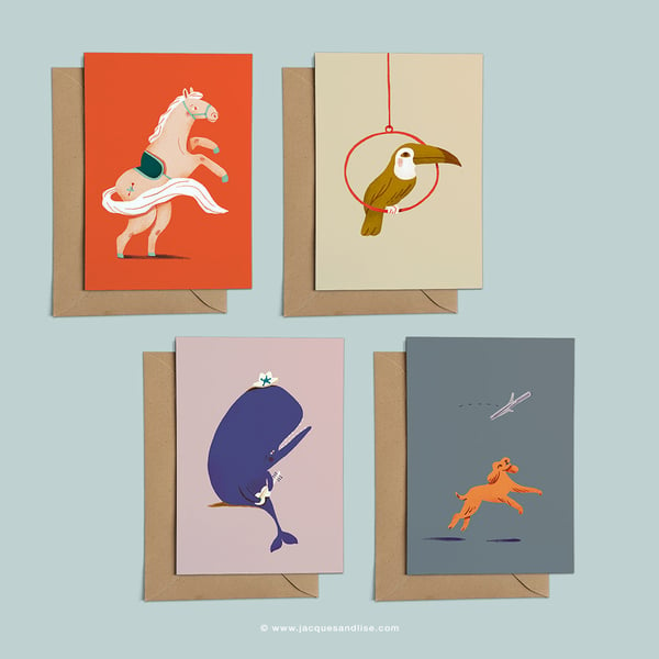 Image of Animals card pack