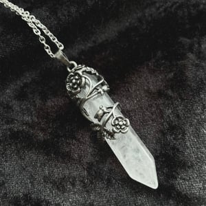 Image of Wisteria crystal necklace