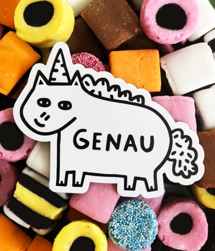 Image of Genau Unicorn Fridge Magnet 