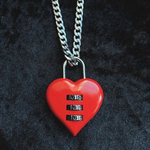 Image of Heart lock necklace