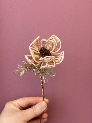 Opaque matte tea rose, Miyuki seed beads 