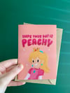 Peachy Day Birthday Card