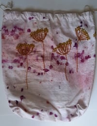 Image 2 of pinkish string project bag