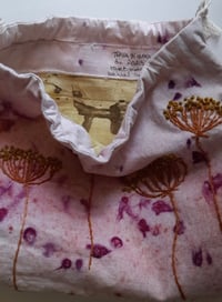 Image 3 of pinkish string project bag