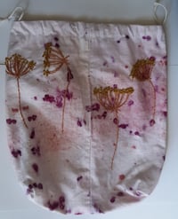 Image 5 of pinkish string project bag