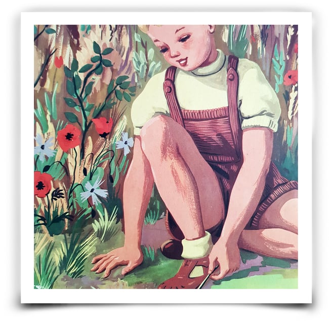 Affiche scolaire Poucet et son ami