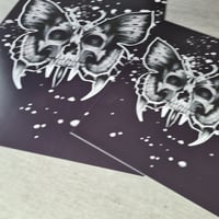 Image 3 of Skull-butterfly Poster / Print