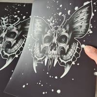 Image 4 of Skull-butterfly Poster / Print
