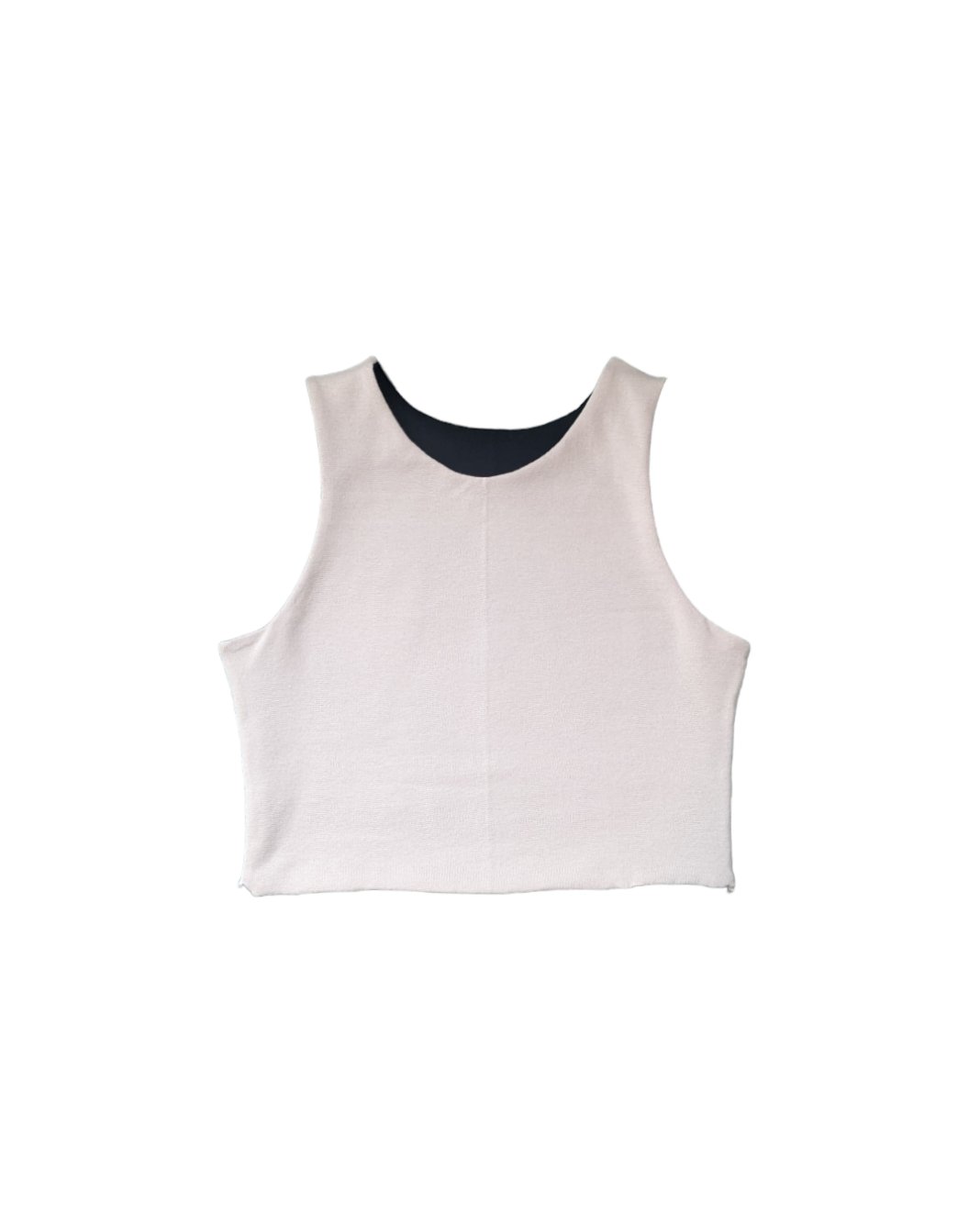 Image of CATCALL: THE REVERSIBLE CROP TOP in BLACK