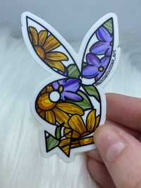 Image 4 of PLAYBOY BUNNY floral stickers (4 options)