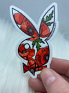 PLAYBOY BUNNY floral stickers (4 options)