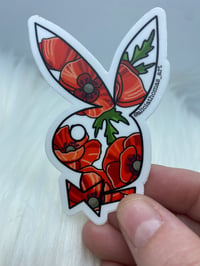Image 3 of PLAYBOY BUNNY floral stickers (4 options)