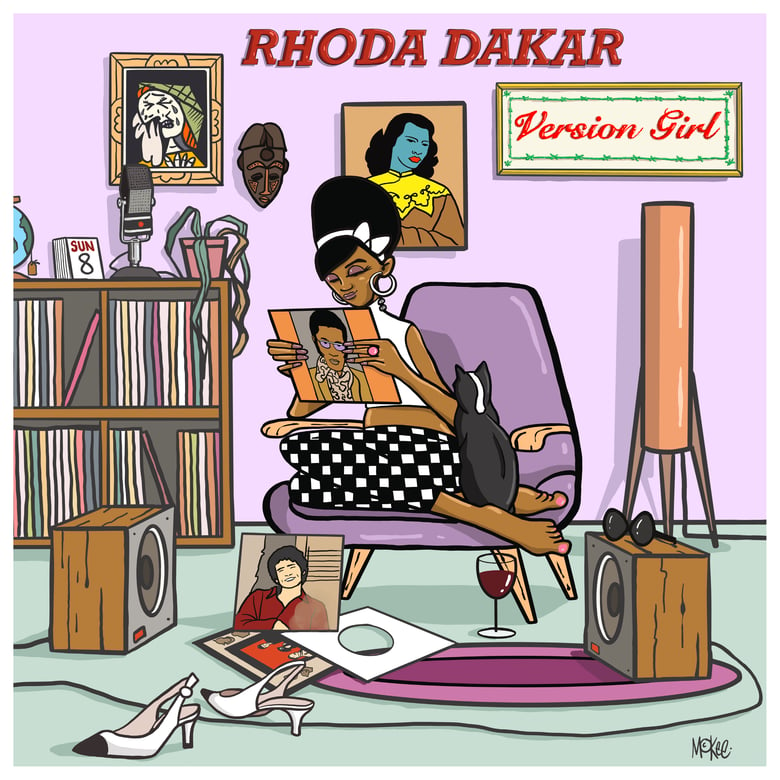Image of PRE-ORDER: Rhoda Dakar - Version Girl (Purple Galaxy Vinyl)