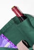 Le Sac Tote Bag (Bottle Green/Purple) Image 4