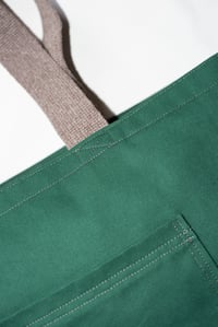 Image 3 of Le Sac Tote Bag (Bottle Green/Purple)