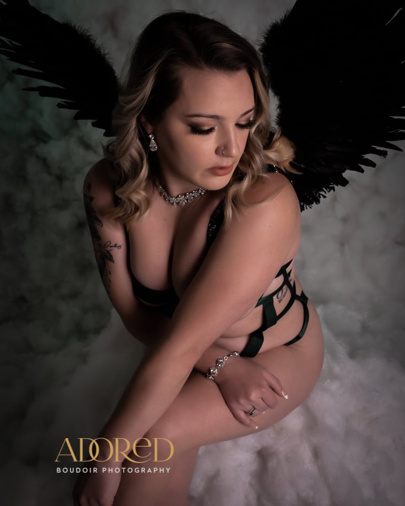 Image of Petite Clouds Boudoir Photo Session