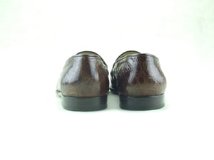 Image of Croco brown loafer VINTAGE by Andrea