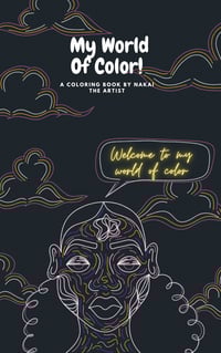 Image 1 of '"My World Of Color" Poetry Coloring Book