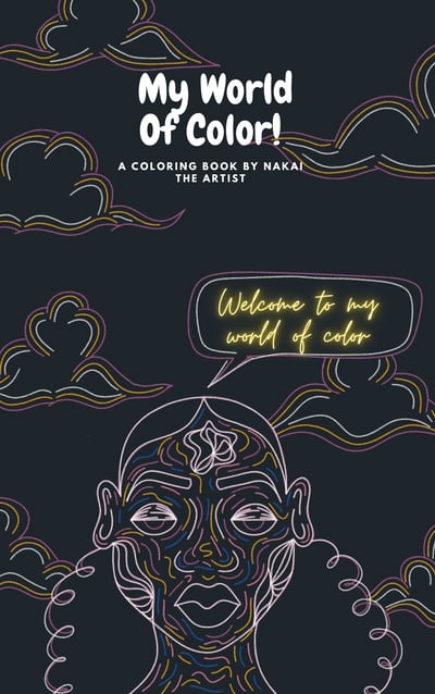 Image of '"My World Of Color" Poetry Coloring Book