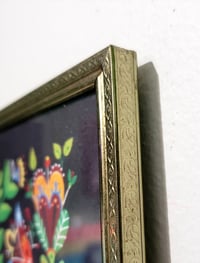 Image 2 of Epitaph in brass frame