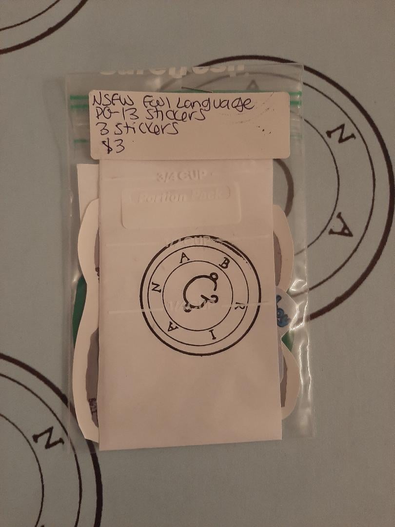 Image of NSFW Foul Language Stickers 