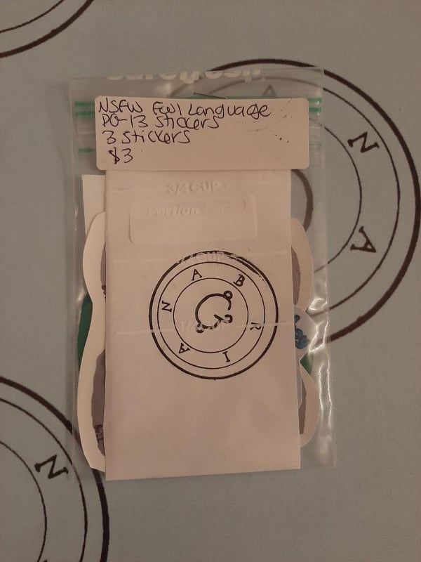Image of NSFW Foul Language Stickers 