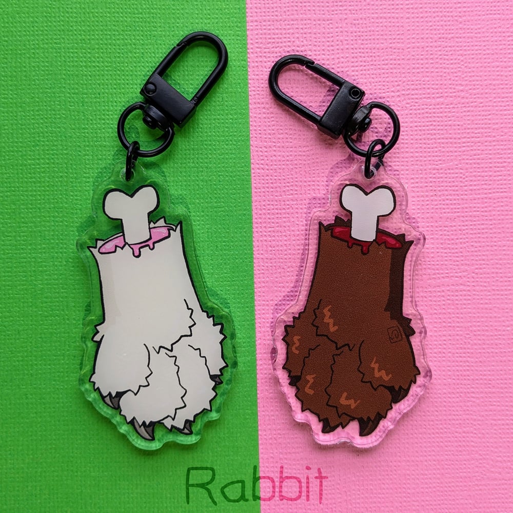 Paw Keychains (Various Types)