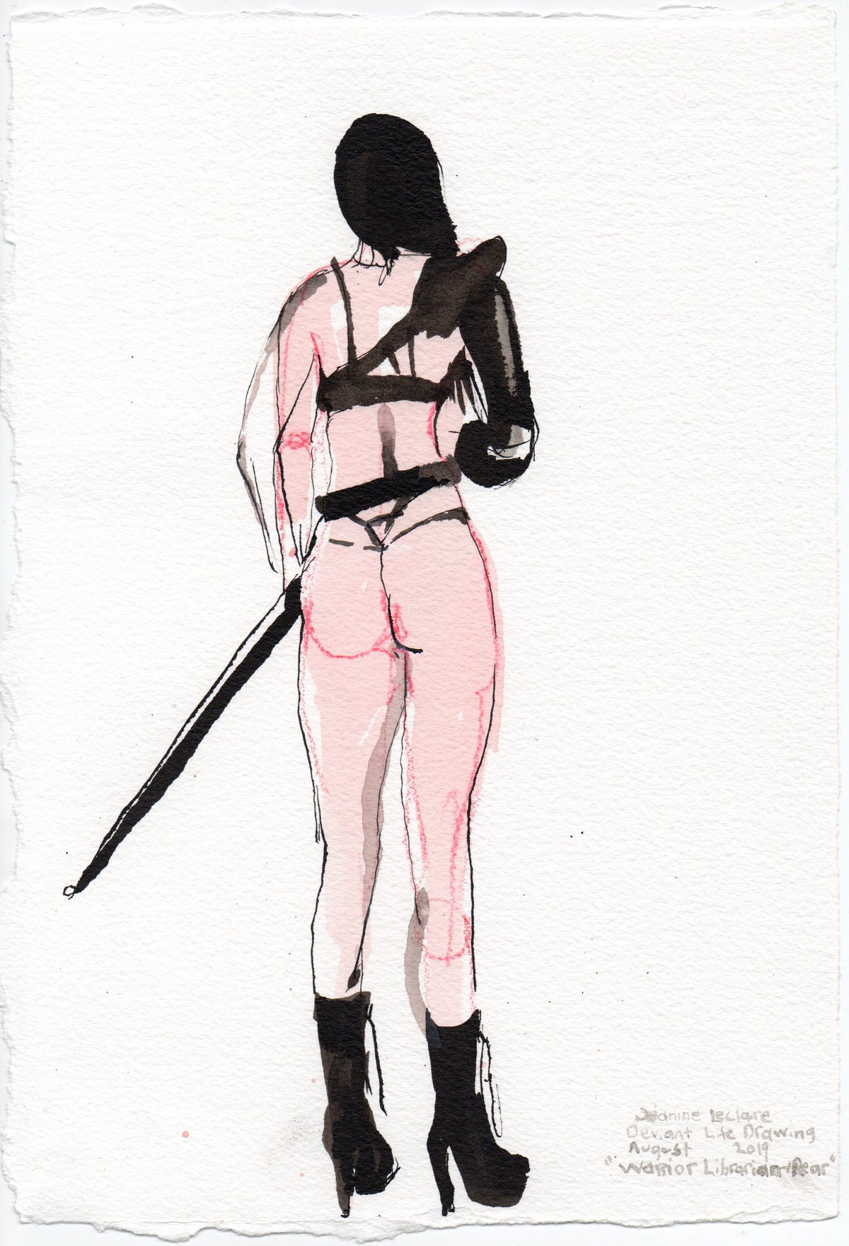 Image of Warrior Librarian Rear