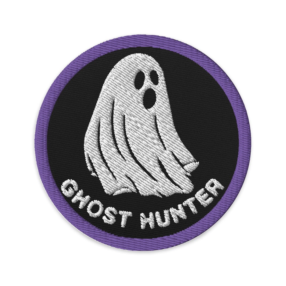 Image of GHOST HUNTER embroidered patch