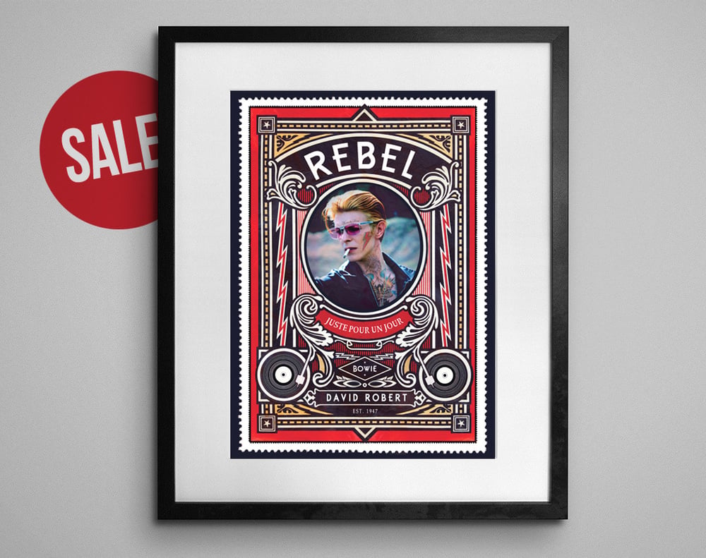 Image of Bowie Rebel Stamp (Sale)