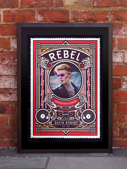 Image of Bowie Rebel Stamp (Sale)