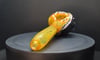 Ninja Pancake Glass - Orange Bismuth Pipe