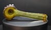 Ninja Pancake Glass - Green Bismuth Pipe