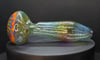 Kurt Turkleton Glass - Multicolored Air Trap Wigwag Pipe