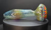 Kurt Turkleton Glass - Multicolored Air Trap Wigwag Pipe