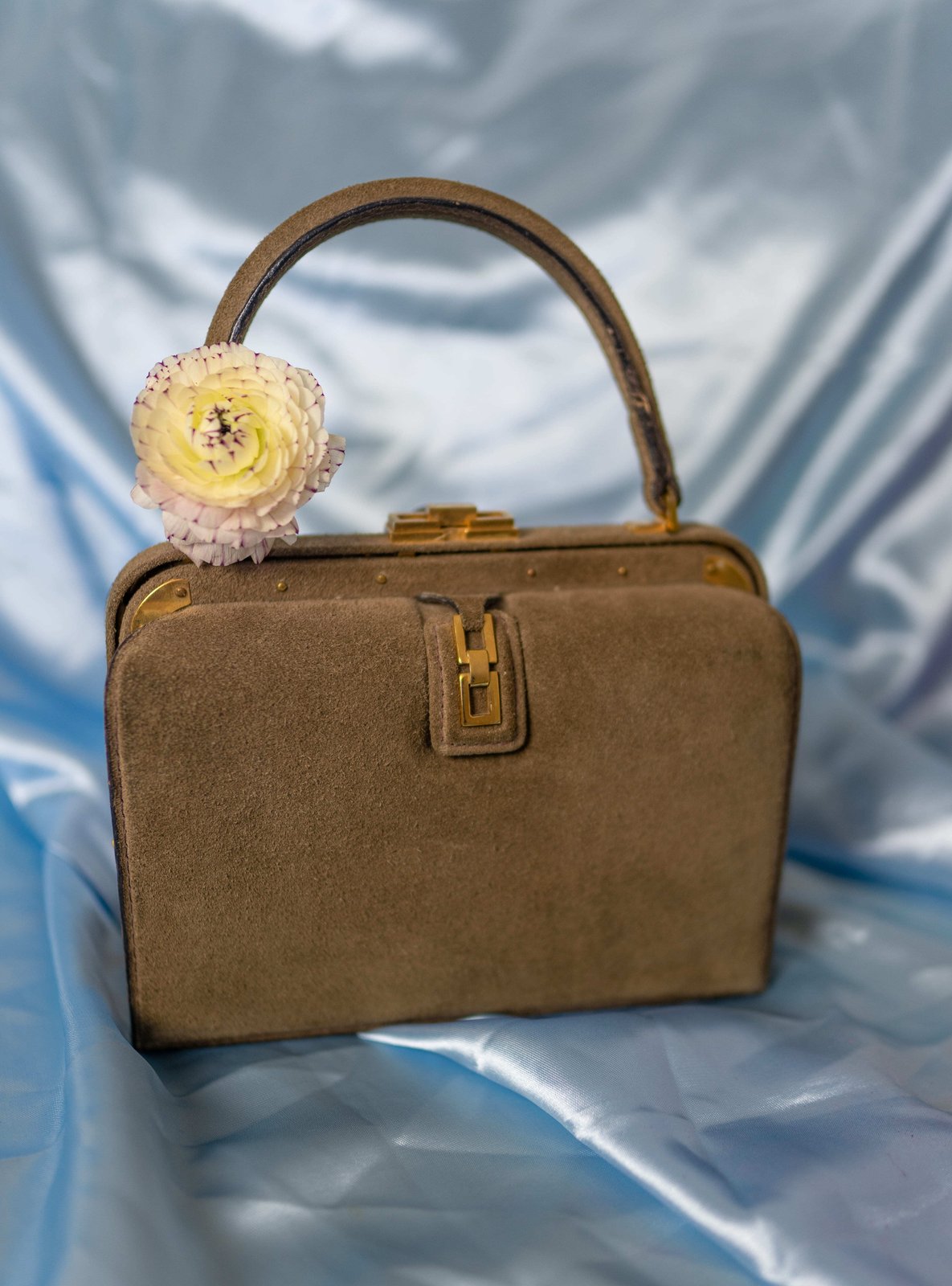 FERNANDE DESGRANGES 50's brown leather handbag – Pepa Lamarca