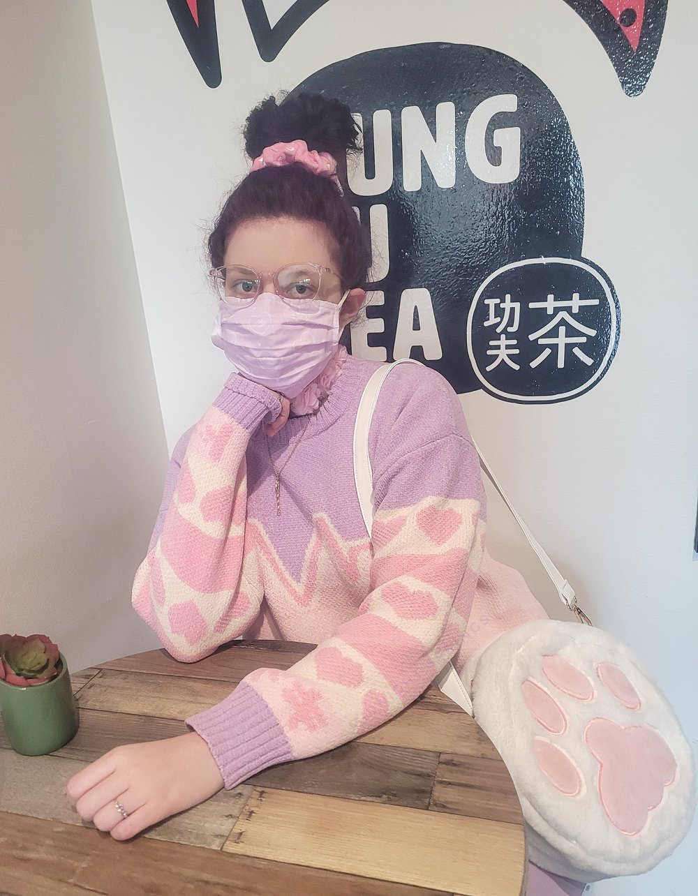 Image of PREORDER DokiDoki Velvet Chenille Knitted Sweater