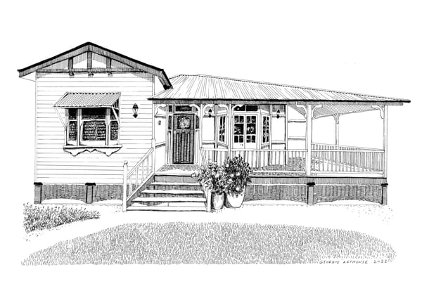 Image of Your House Illustrated A4 size