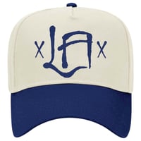 xLAx Tattoo Script Snapback (Cream & Royal)