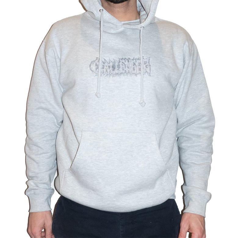 Image of Challenger Embroidered Sweatshirt - Gray