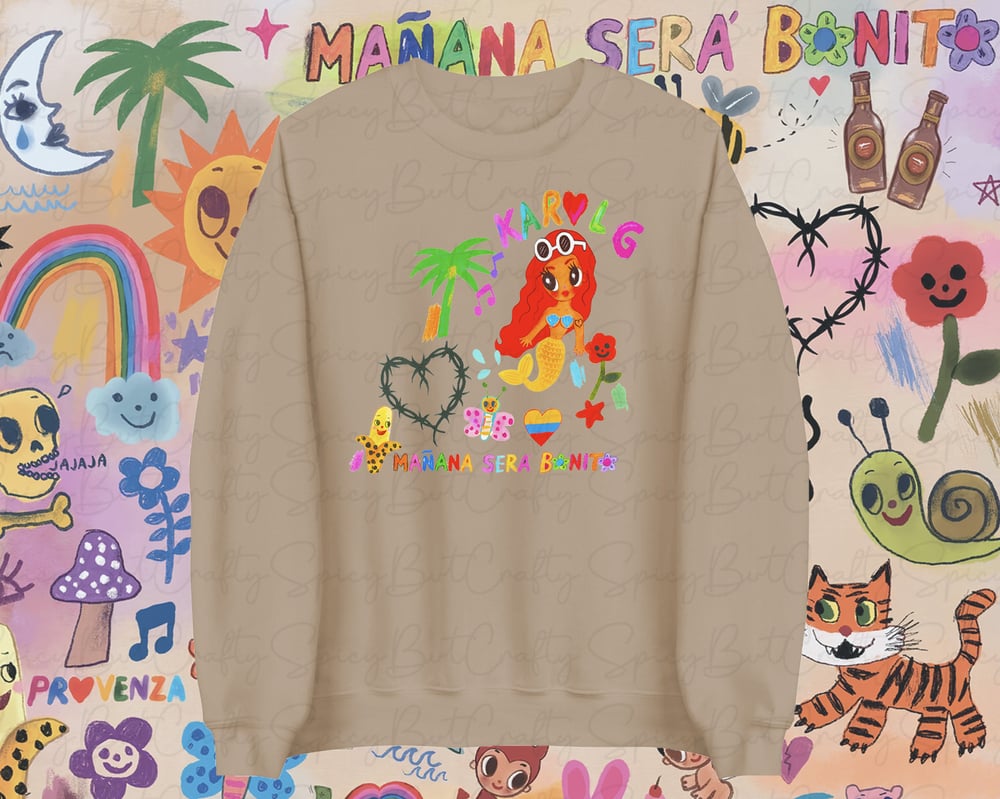 Image of Mañana Será Bonito Collage Sweater